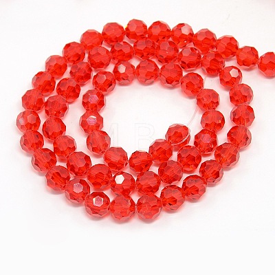 Glass Beads Strands EGLA-J042-8mm-16-1