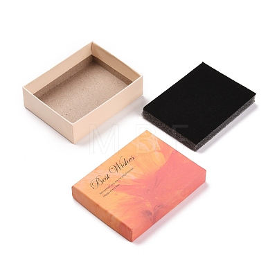 Two Tone Cardboard Jewelry Packaging Boxes CON-B007-04E-1