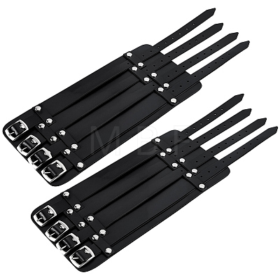 1Pc Viking PU Leather Cord Bracelets BJEW-CL0001-46B-1
