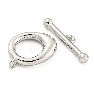 Brass Toggle Clasps KK-A223-09P-1