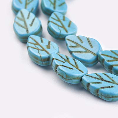 Synthetic Turquoise Beads Strands TURQ-G116-9x14mm-02-1