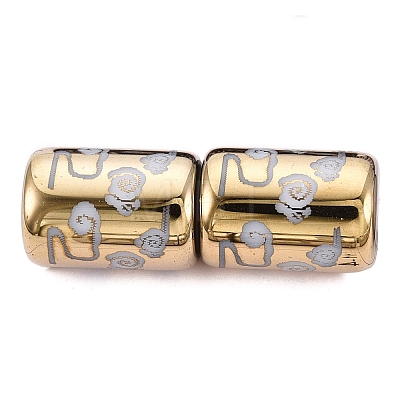 Electroplate Glass Beads EGLA-N026-02A-A02-1