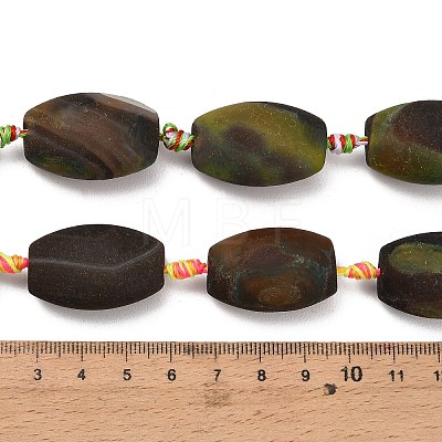 Natural Agate Beads Strands G-A321-O04-01-1