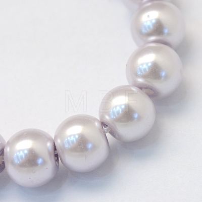 Baking Painted Glass Pearl Bead Strands HY-Q003-3mm-25-1