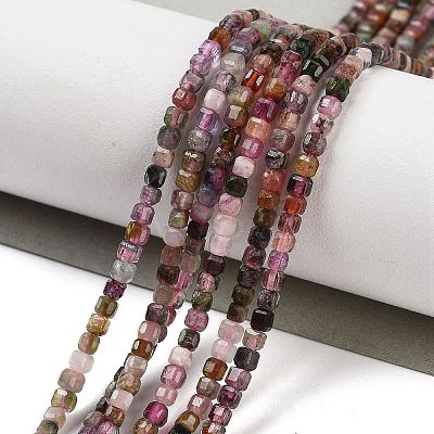 Natural Colorful Tourmaline Beads Strands G-H042-B28-01-1