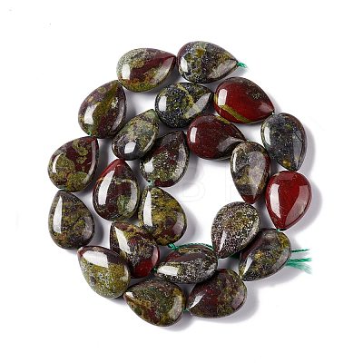 Natural Dragon Blood Beads Strands G-L242-12-1