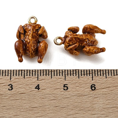 Alloy Enamel Pendants FIND-Z117-08G-1
