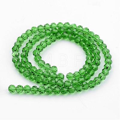 Transparent Glass Bead Strands GLAA-G013-4mm-54-1