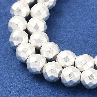 Electroplated Synthetic Non-Magnetic Hematite Beads Strands G-U003-13B-1
