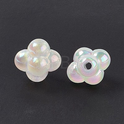 Opaque Acrylic Beads OACR-C009-04D-1