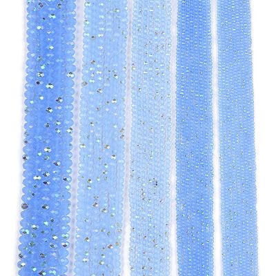 Electroplate Glass Beads Strands EGLA-A044-J3mm-L03-1