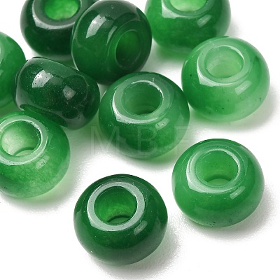 Dyed Natural Quartz European Beads GG-CBA0022-18-1
