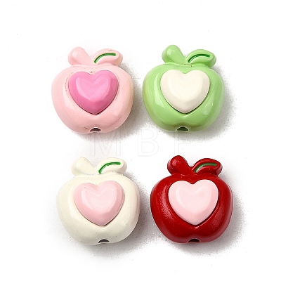 Baking Paint Alloy Enamel Beads FIND-G092-10-1