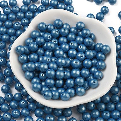 Baking Paint Glass Seed Beads SEED-A034-02C-1