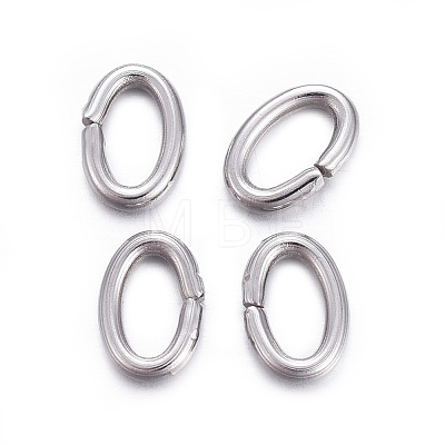 Tarnish Resistant 304 Stainless Steel Open Jump Rings X-STAS-F221-40P-K-1