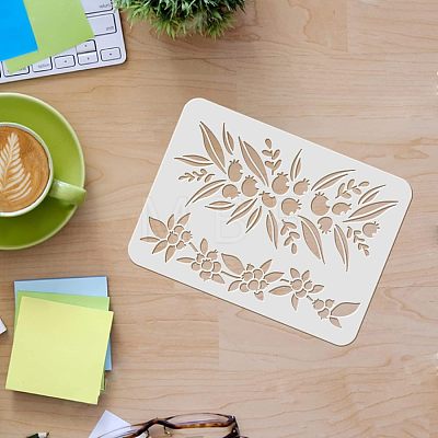 Large Plastic Reusable Drawing Painting Stencils Templates DIY-WH0202-214-1