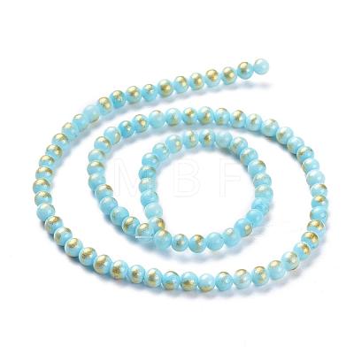 Natural Mashan Jade Beads Strands G-P232-01-H-4mm-1