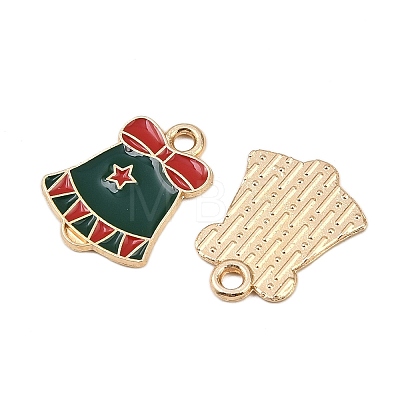 Christmas Alloy Enamel Pendants FIND-I067-02KCG-04A-1