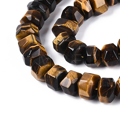 Natural Tiger Eye Beads Strands G-N347-17A-02-1