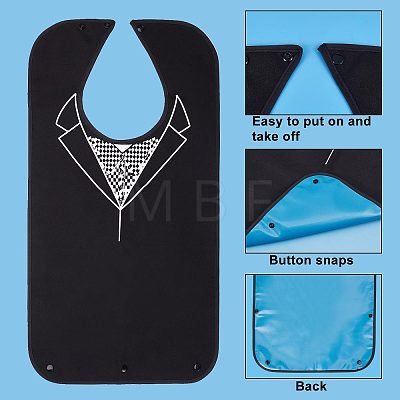 Polyester Adult Bibs for Eating AJEW-WH0020-62C-1