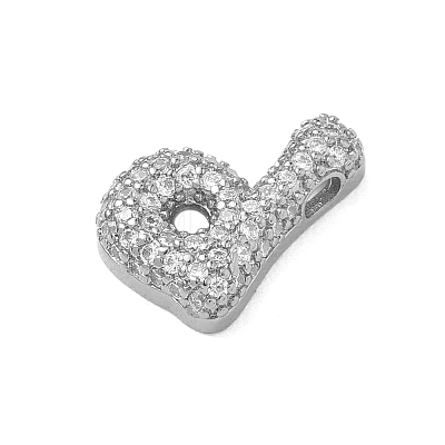 Brass Micro Pave Cubic Zirconia Pendants KK-A300-02P-D-1