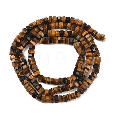 Natural Tiger Eye Beads Strands G-G345-C15-2x4mm-1