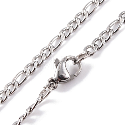 Non-Tarnish 304 Stainless Steel Necklaces NJEW-Q338-07P-1