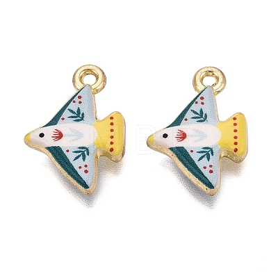 Printed Alloy Pendants PALLOY-Q465-02B-1