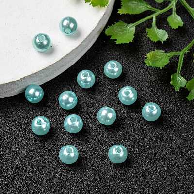 Imitation Pearl Acrylic Beads PL609-01-1