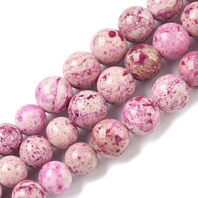 Natural Fossil Graduated Beads Strands G-F830-A03-01B-1