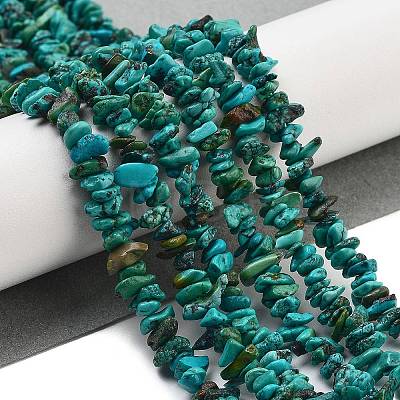 Natural HuBei Turquoise Beads Strands G-B089-A01-02-1