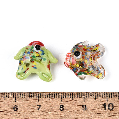 Handmade Lampwork Beads Strands LAMP-N036-22A-1