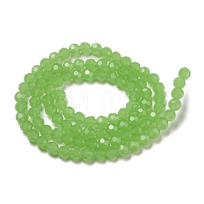 Imitation Jade Glass Beads Stands EGLA-A035-J6mm-D01-1