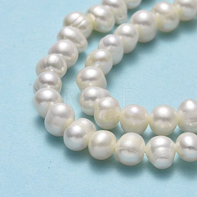 Natural Cultured Freshwater Pearl Beads Strands PEAR-F018-17B-01-1
