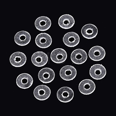 200Pcs Transparent PVC Insulating Gaskets PVC-T006-3mm-01-1