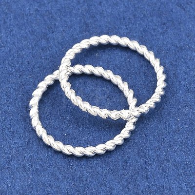 Brass Soldered Closed Jump Rings KK-K253-15E-03S-1