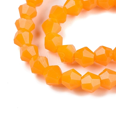 Opaque Solid Color Imitation Jade Glass Beads Strands LS-EGLA-A039-P4mm-D04-1