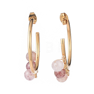 Stud Earrings EJEW-JE03956-04-1