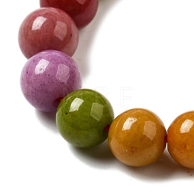 Dyed Natural Malaysia Jade Beads Strands G-G021-02A-17-1