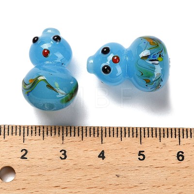 Handmade Lampwork Beads Strands LAMP-A005-04B-1