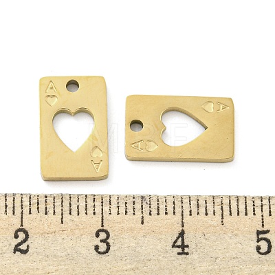 Ion Plating(IP) 316L Surgical Stainless Steel Charms STAS-K280-04G-1