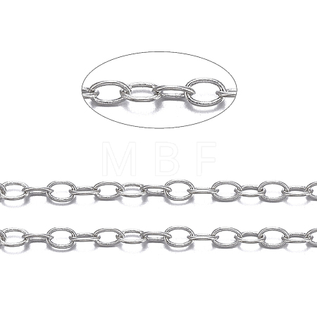 Brass Cable Chains X-CHC-034Y-P-NF-1