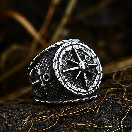 304 Stainless Steel Finger Rings for Men FS-WG78993-09-1