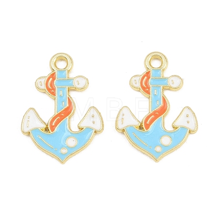 Alloy Enamel Pendants FIND-E057-01H-1