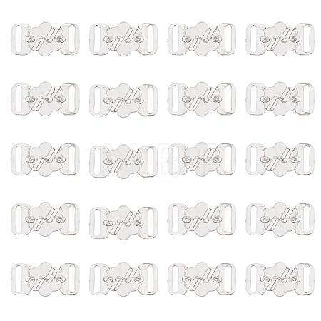 60 Pairs Plastic Bikini Bra Clips Hooks FIND-FH0009-06B-1