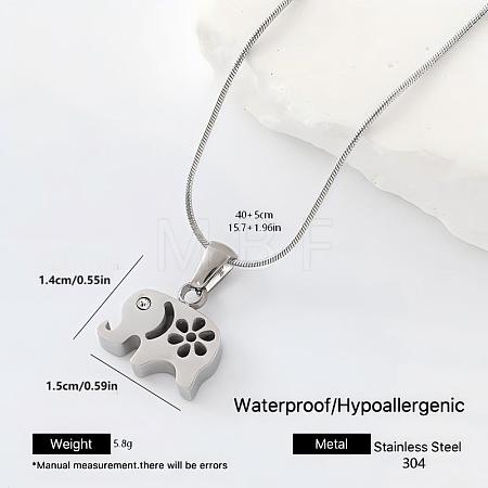 304 Stainless Steel Pendant Necklaces JR7716-1-1