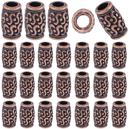 100Pcs Tibetan Style Zinc Alloy Beads FIND-SP0001-95A-1