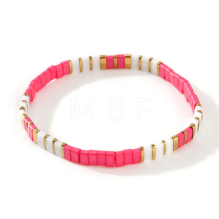Bohemian Style Glass Seed Beads Stretch Bracelets for Women FG0576-6-1