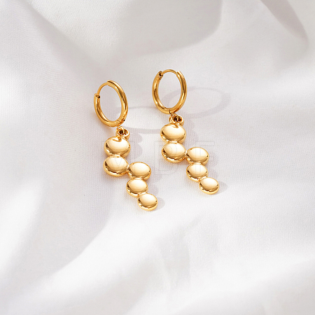 304 Stainless Steel Hoop Dangle Earrings for Women DN9984-1-1
