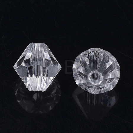 Transparent Acrylic Beads TACR-S146-5mm-01-1